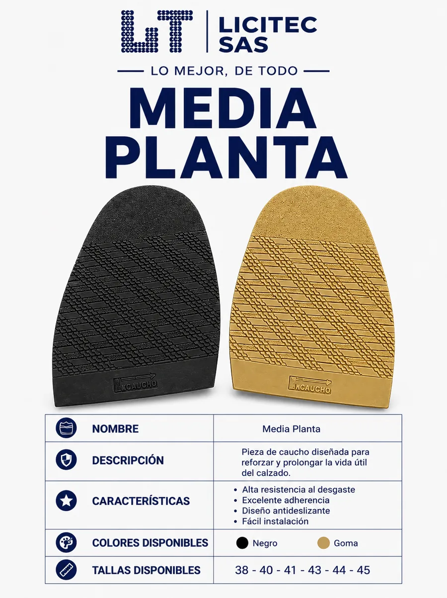 Media planta referencia Media Planta de LICITEC S.A.S.