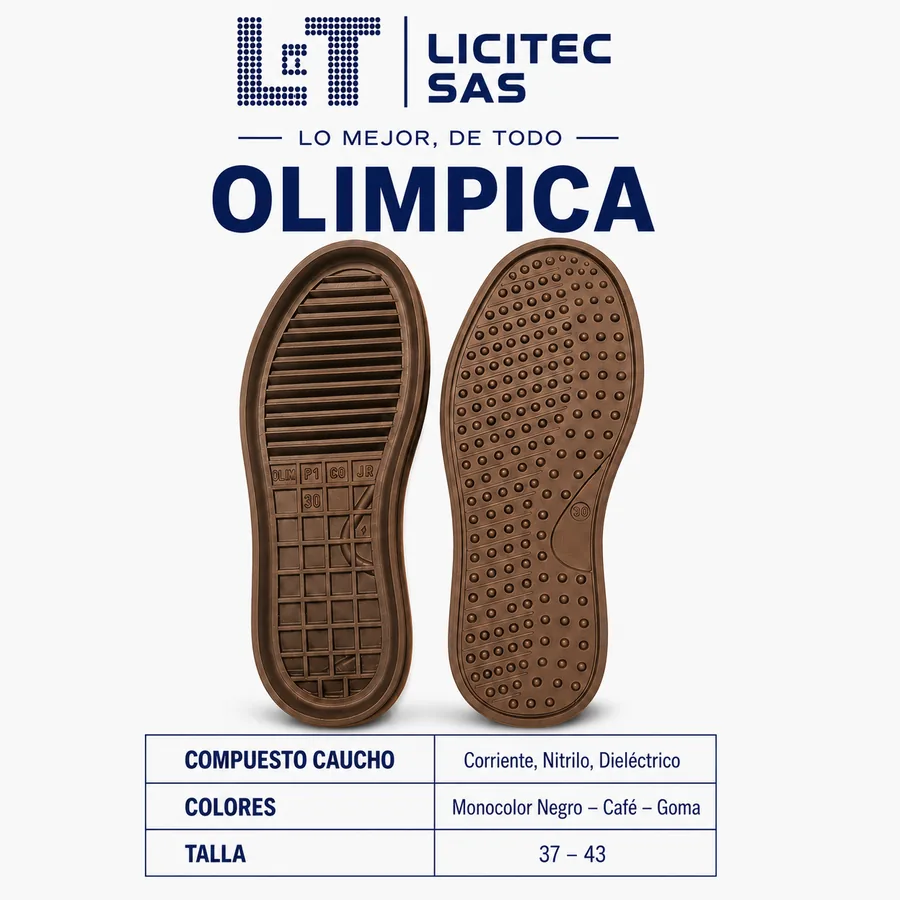 Suela referencia Olímpica de LICITEC S.A.S.