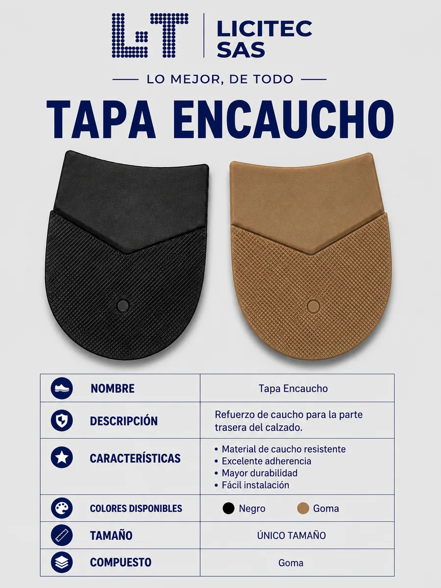 Tapa referencia Tapa Encaucho de LICITEC S.A.S.