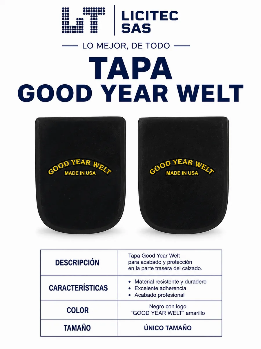 Tapa referencia Tapa Good Year Welt de LICITEC S.A.S.