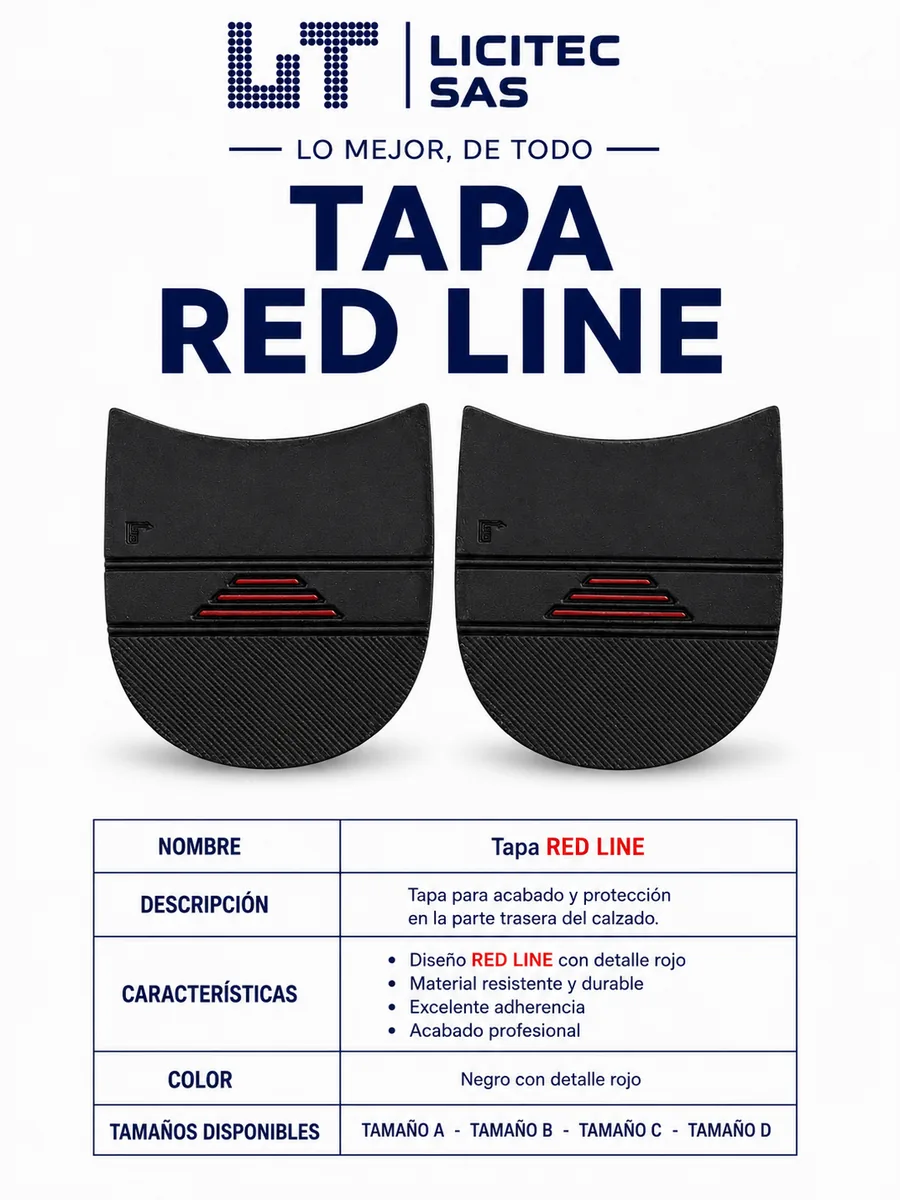 Tapa referencia Tapa Red Line de LICITEC S.A.S.